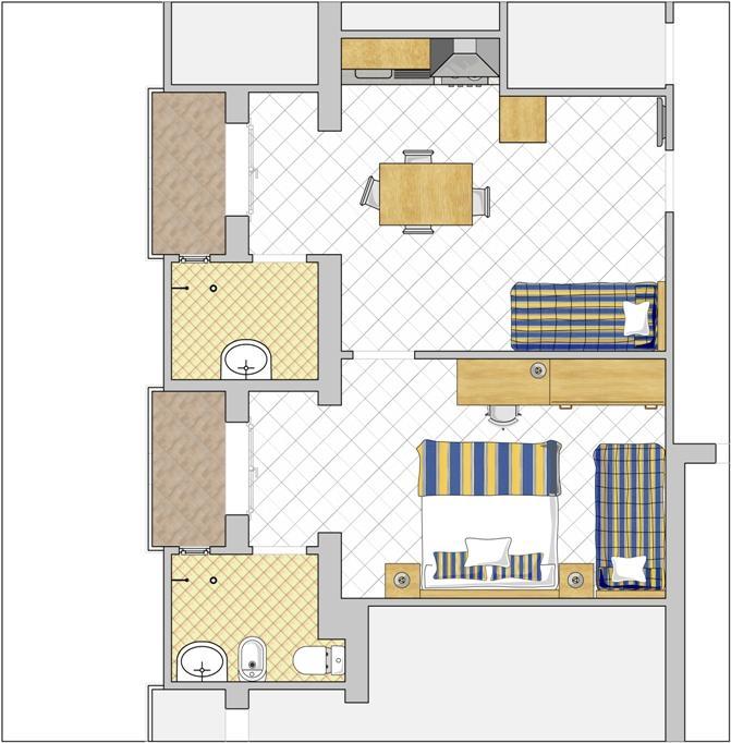 Residence Bluadria San Mauro Mare Buitenkant foto